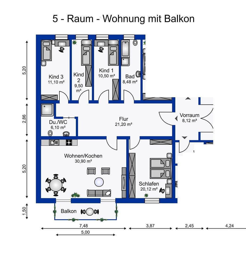 5 bedroom flat for sale, 121 m², Limbach, Saxony 5 bedroom flat for sale, 121 m², Limbach, Saxony