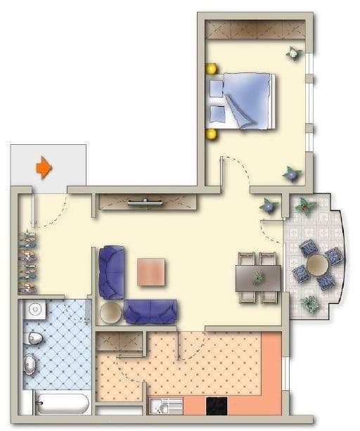 2 bedroom flat to rent, 68 m², Am Krankenhaus 48, Worms, Rhineland-Palatinate 2 bedroom flat to rent, 68 m², Am Krankenhaus 48, Worms, Rhineland-Palatinate