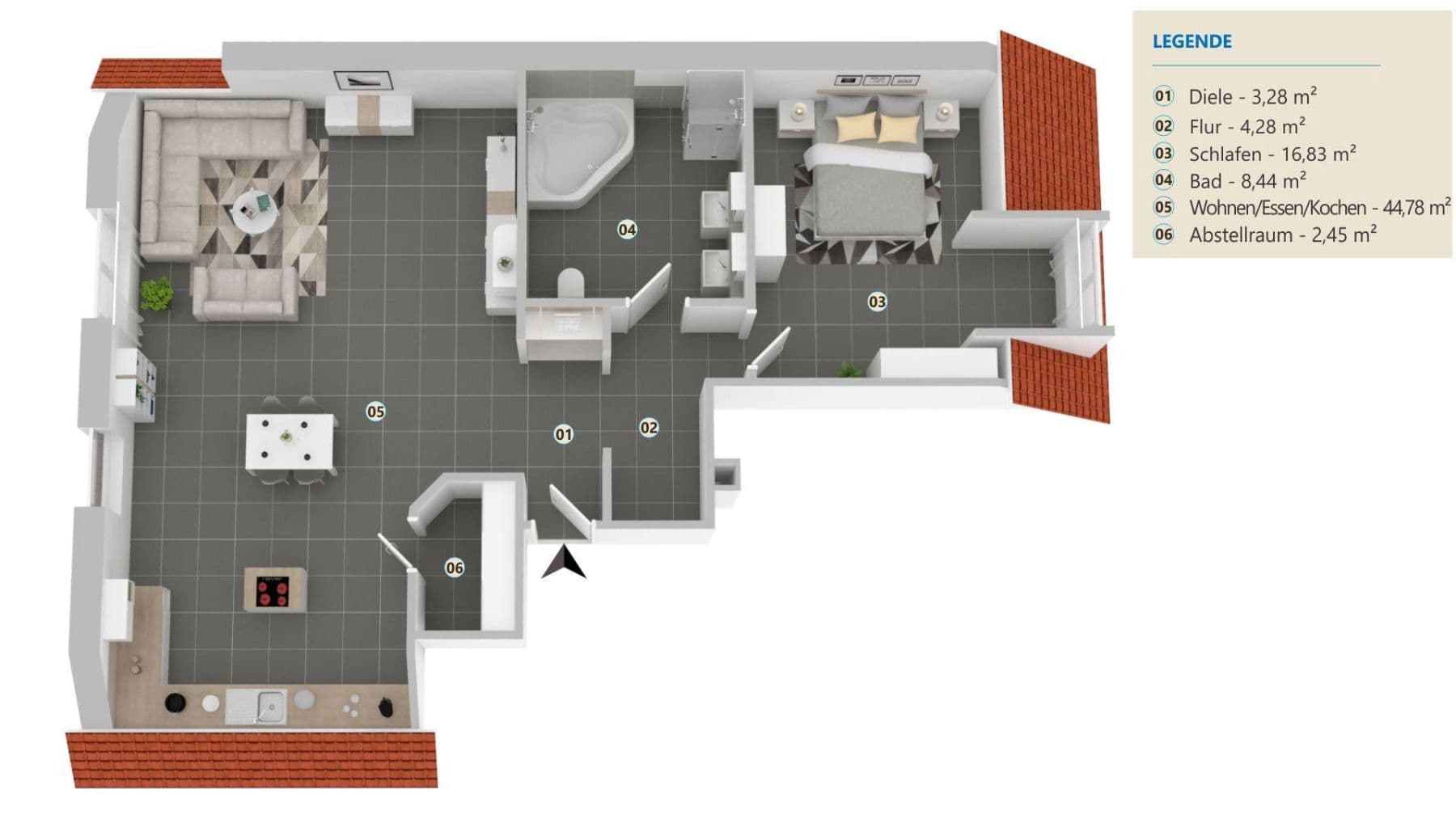 1 bedroom with open-plan kitchen flat to rent, 75 m², Pariser Str. 359, Kaiserslautern, Rhineland-Palatinate 1 bedroom with open-plan kitchen flat to rent, 75 m², Pariser Str. 359, Kaiserslautern, Rhineland-Palatinate