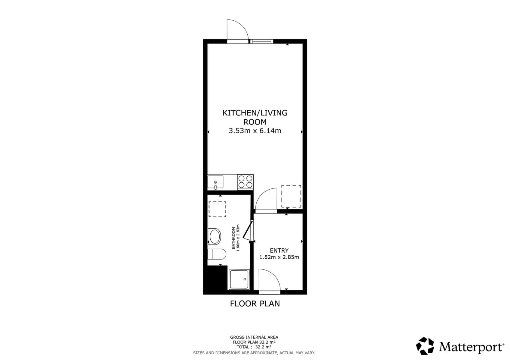 Studio flat to rent, 28 m², Škrábkových, Prague, Prague Studio flat to rent, 28 m², Škrábkových, Prague, Prague