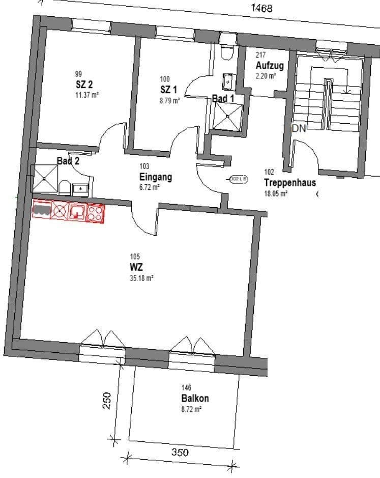 3 bedroom flat to rent, 69 m², Schmidtstraße 8, Rüdesheim am Rhein, Hesse 3 bedroom flat to rent, 69 m², Schmidtstraße 8, Rüdesheim am Rhein, Hesse