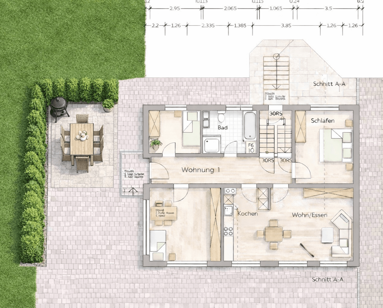 4 bedroom flat to rent, 90 m², Bissingen, Bavaria 4 bedroom flat to rent, 90 m², Bissingen, Bavaria