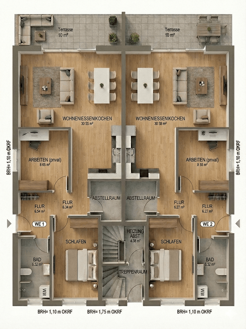 2 bedroom flat to rent, 68 m², Meisenweg 1, Tostedt, Lower Saxony 2 bedroom flat to rent, 68 m², Meisenweg 1, Tostedt, Lower Saxony