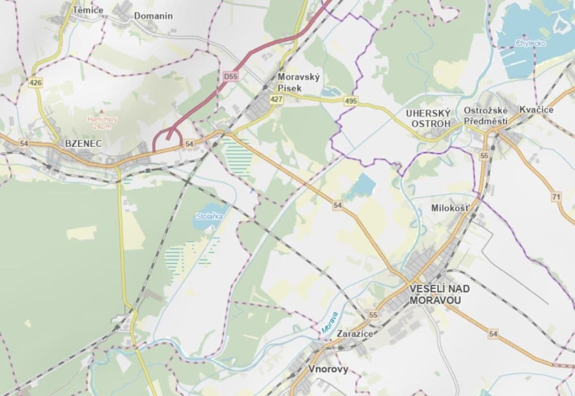 plot for sale, 646 m², Bzenec, Jihomoravský Region plot for sale, 646 m², Bzenec, Jihomoravský Region