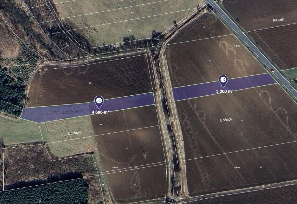 plot for sale, 1,318 m², Oseček, Středočeský Region plot for sale, 1,318 m², Oseček, Středočeský Region