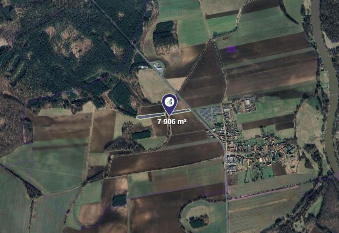 plot for sale, 1,318 m², Oseček, Středočeský Region plot for sale, 1,318 m², Oseček, Středočeský Region