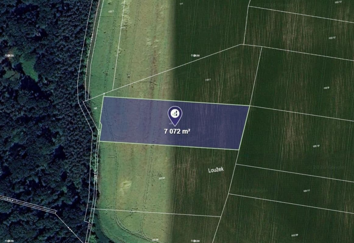 plot for sale, 1,179 m², Horní Slivno, Středočeský Region plot for sale, 1,179 m², Horní Slivno, Středočeský Region