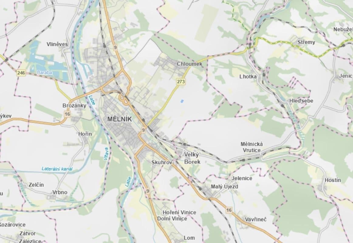 plot for sale, 1,464 m², Mělník, Středočeský Region plot for sale, 1,464 m², Mělník, Středočeský Region