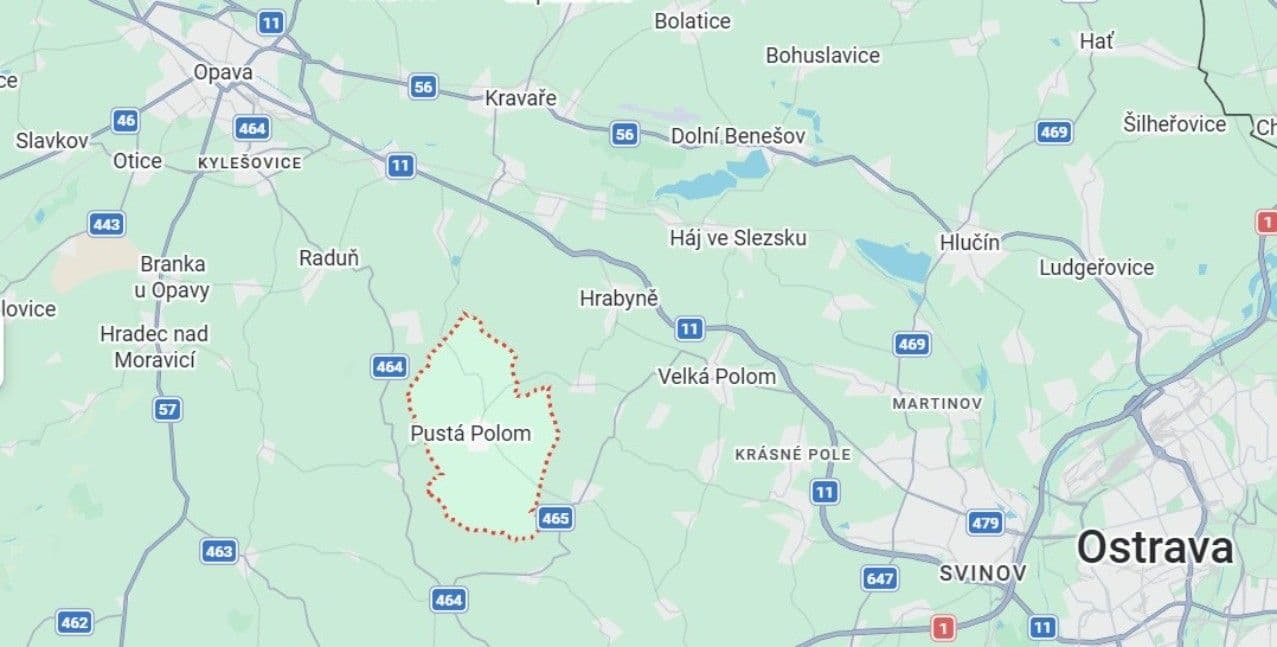 plot for sale, 1,347 m², Pustá Polom, Moravskoslezský Region plot for sale, 1,347 m², Pustá Polom, Moravskoslezský Region