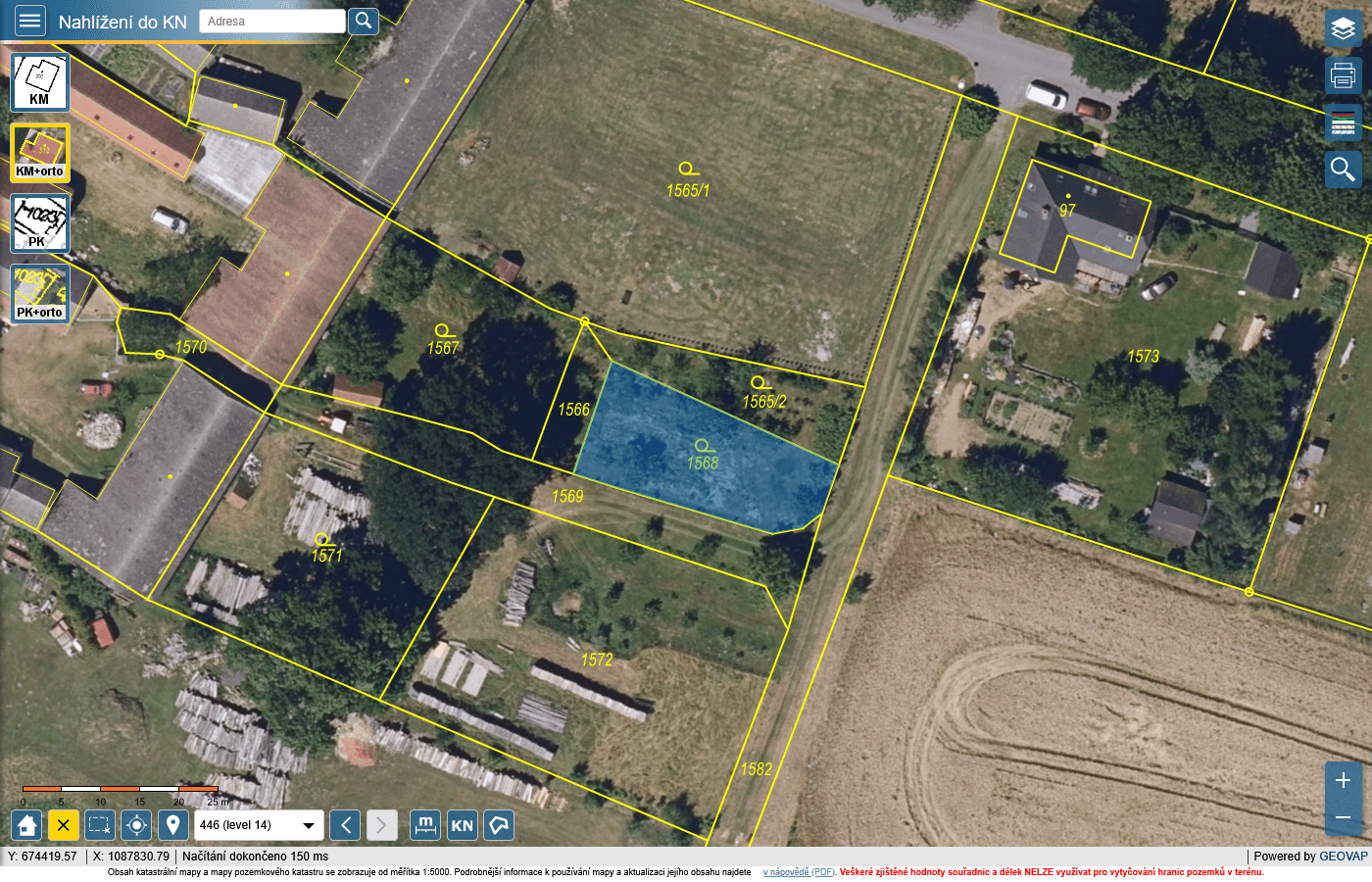 plot for sale, 407 m², Chrtníč, Vysočina Region plot for sale, 407 m², Chrtníč, Vysočina Region