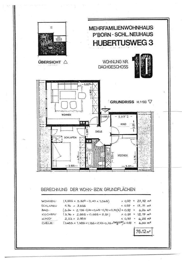 3 bedroom flat to rent, 77 m², Hubertusweg 3, Paderborn, North Rhine-Westphalia 3 bedroom flat to rent, 77 m², Hubertusweg 3, Paderborn, North Rhine-Westphalia