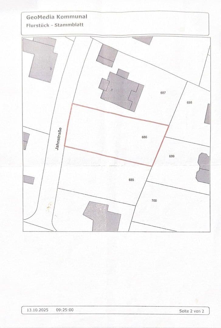 plot for sale, 917 m², Jahnstraße 14, Alsbach-Hähnlein, Hesse plot for sale, 917 m², Jahnstraße 14, Alsbach-Hähnlein, Hesse