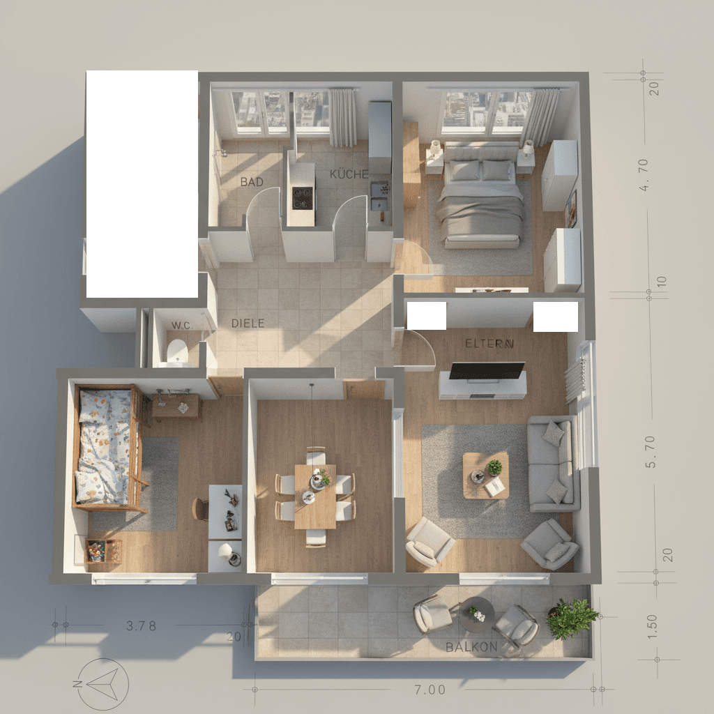 4 bedroom flat for sale, 93 m², Korntal-Münchingen, Baden-Württemberg 4 bedroom flat for sale, 93 m², Korntal-Münchingen, Baden-Württemberg