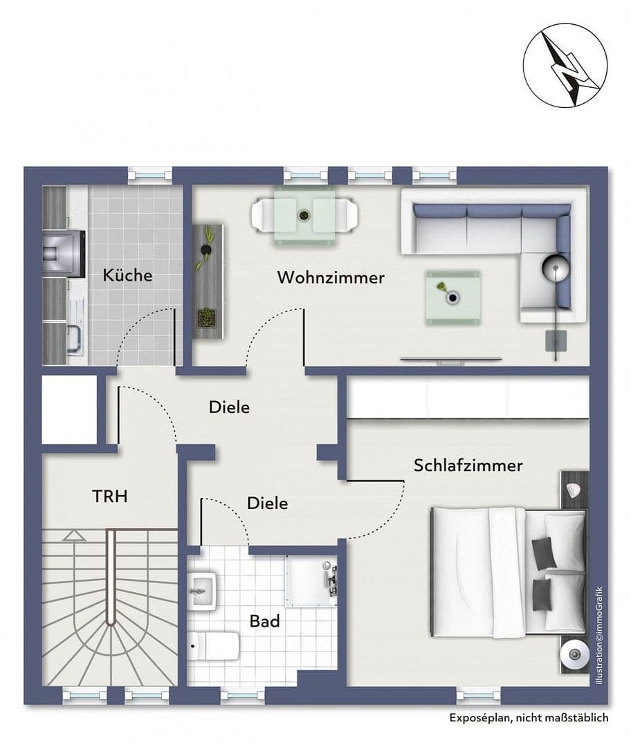 2 bedroom flat to rent, 56 m², Postallee 29, Gladbeck, North Rhine-Westphalia 2 bedroom flat to rent, 56 m², Postallee 29, Gladbeck, North Rhine-Westphalia