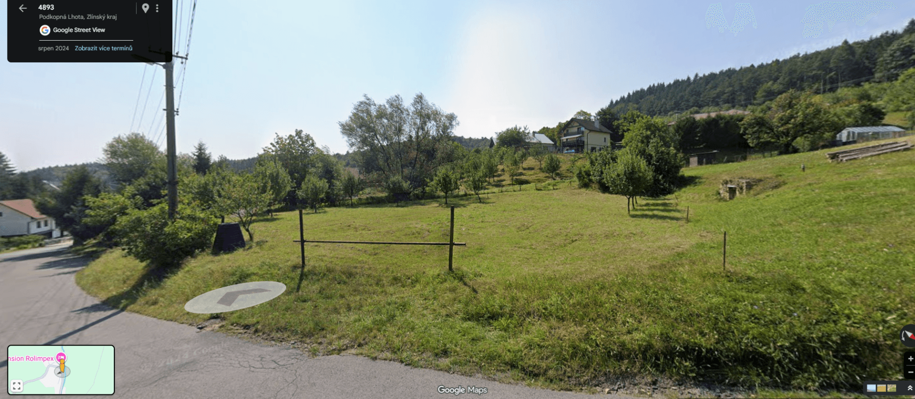 plot for sale, 1,271 m², Podkopná Lhota, Zlínský Region plot for sale, 1,271 m², Podkopná Lhota, Zlínský Region