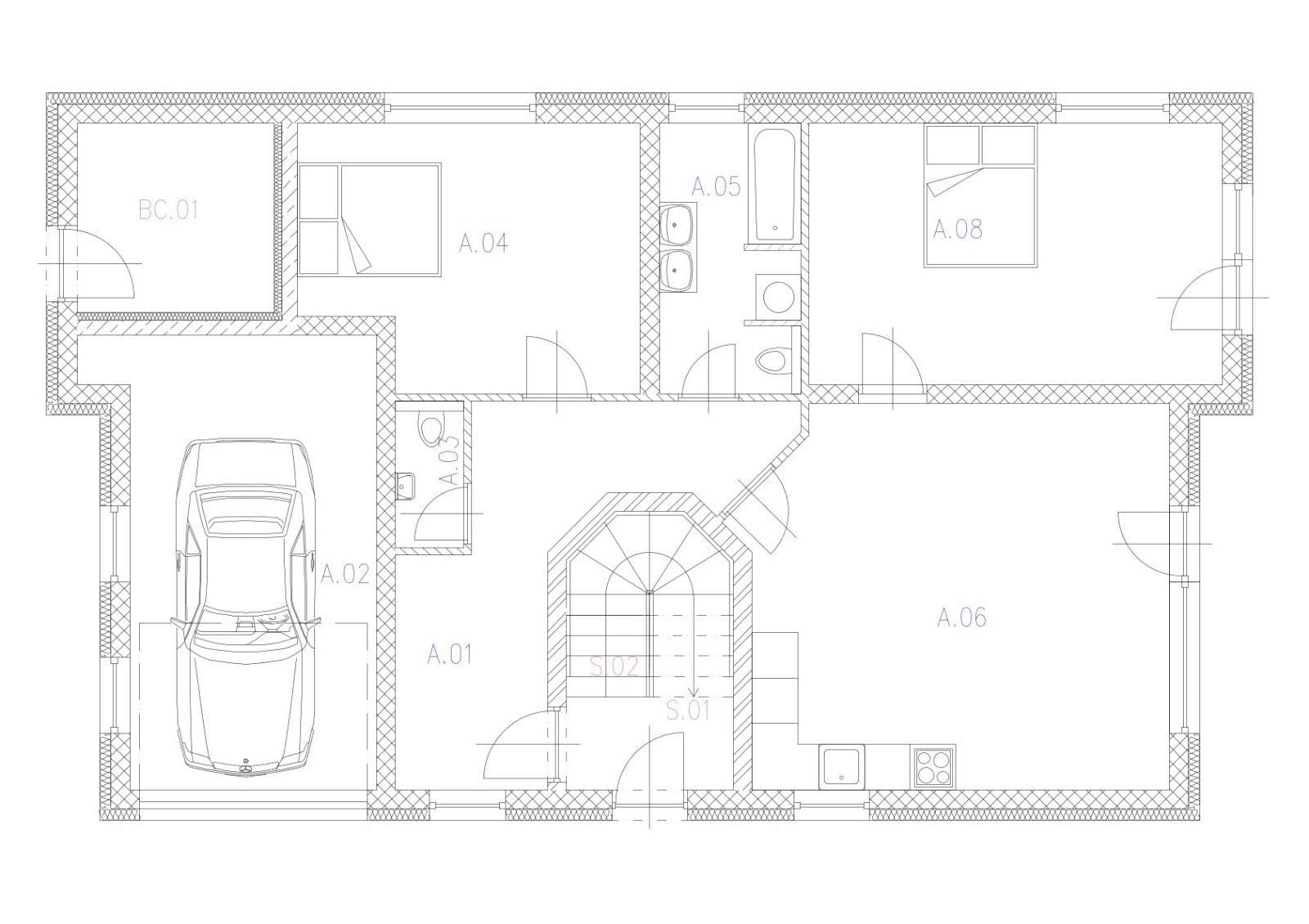 2 bedroom with open-plan kitchen flat for sale, 82 m², Šternberská, Divišov, Středočeský Region 2 bedroom with open-plan kitchen flat for sale, 82 m², Šternberská, Divišov, Středočeský Region
