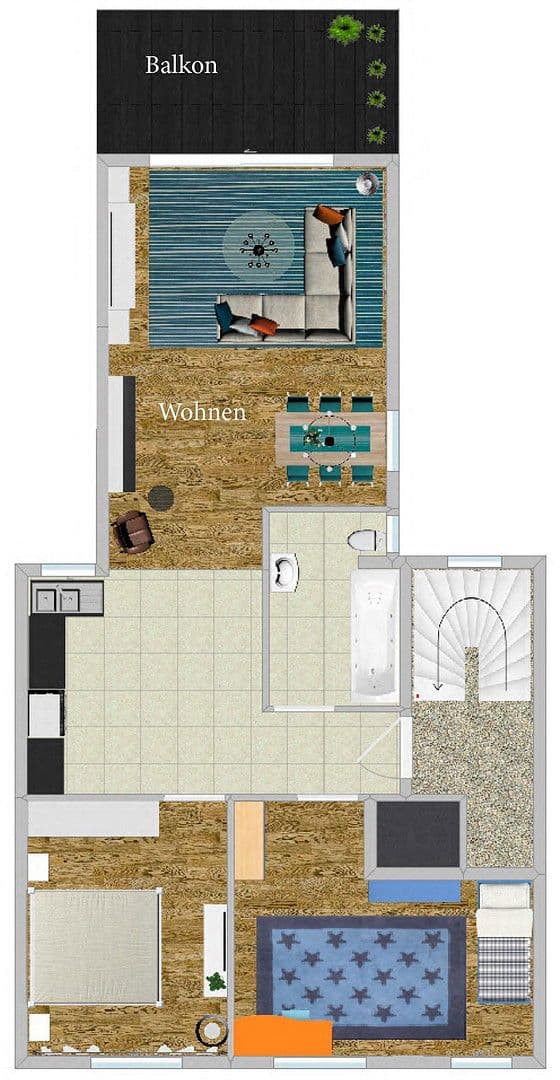 3 bedroom flat to rent, 86 m², Frankfurt am Main, Hesse 3 bedroom flat to rent, 86 m², Frankfurt am Main, Hesse