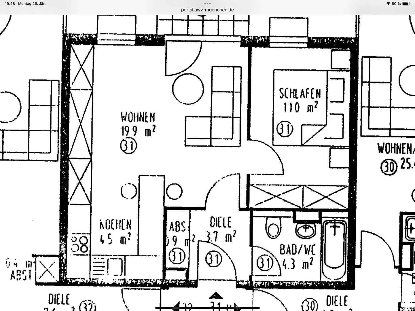 2 bedroom flat for sale, 46 m², München-Untermenzing, Bavaria 2 bedroom flat for sale, 46 m², München-Untermenzing, Bavaria