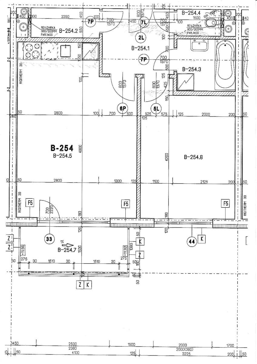 1 bedroom with open-plan kitchen flat to rent, 51 m², Chlebovická, Prague, Prague 1 bedroom with open-plan kitchen flat to rent, 51 m², Chlebovická, Prague, Prague