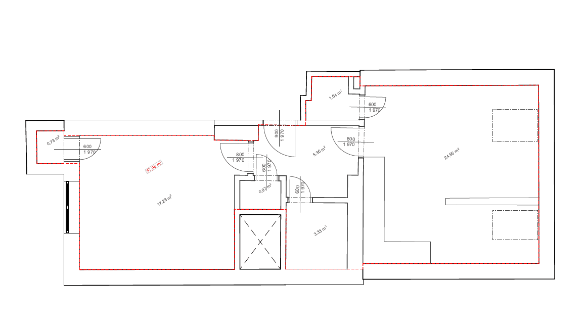 1 bedroom with open-plan kitchen flat to rent, 59 m², Chelčického, Plzeň, Plzeňský Region 1 bedroom with open-plan kitchen flat to rent, 59 m², Chelčického, Plzeň, Plzeňský Region