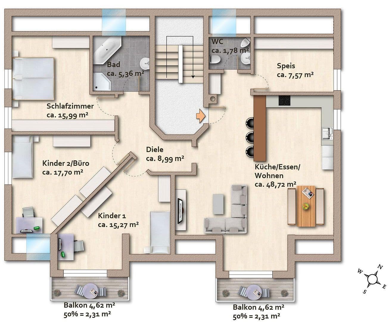 5 bedroom flat for sale, 126 m², Obertraubling, Bavaria 5 bedroom flat for sale, 126 m², Obertraubling, Bavaria