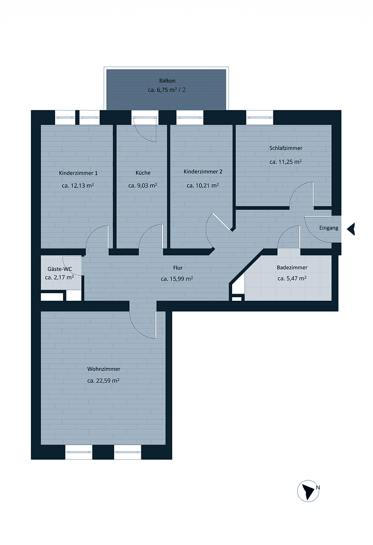 4 bedroom flat for sale, 94 m², Chemnitz, Saxony 4 bedroom flat for sale, 94 m², Chemnitz, Saxony