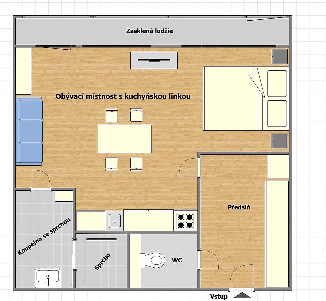 Studio flat to rent, 30 m², Ostravská, Kladno, Středočeský Region Studio flat to rent, 30 m², Ostravská, Kladno, Středočeský Region