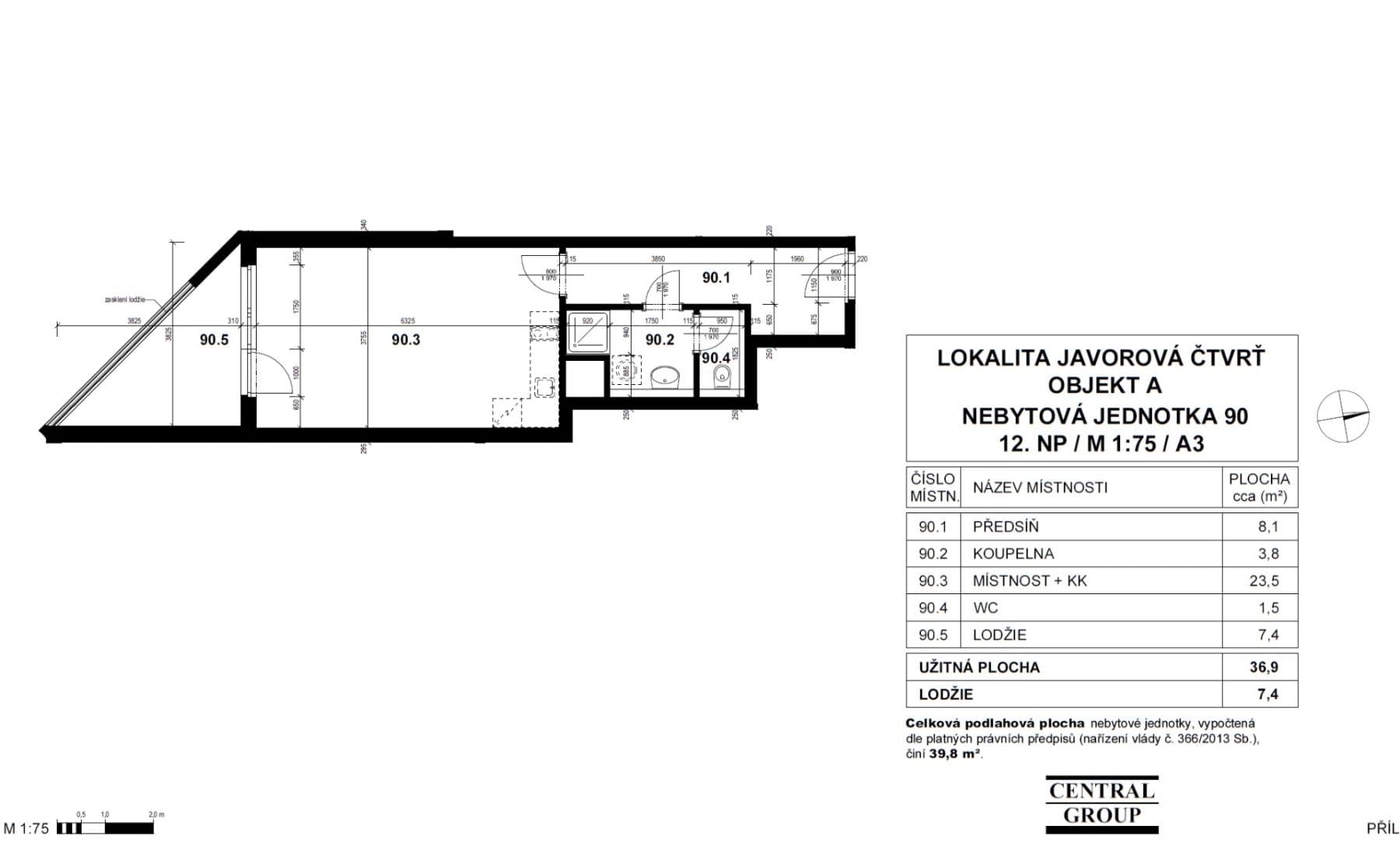 Studio flat for sale, 40 m², Hornoměcholupská, Prague, Prague Studio flat for sale, 40 m², Hornoměcholupská, Prague, Prague