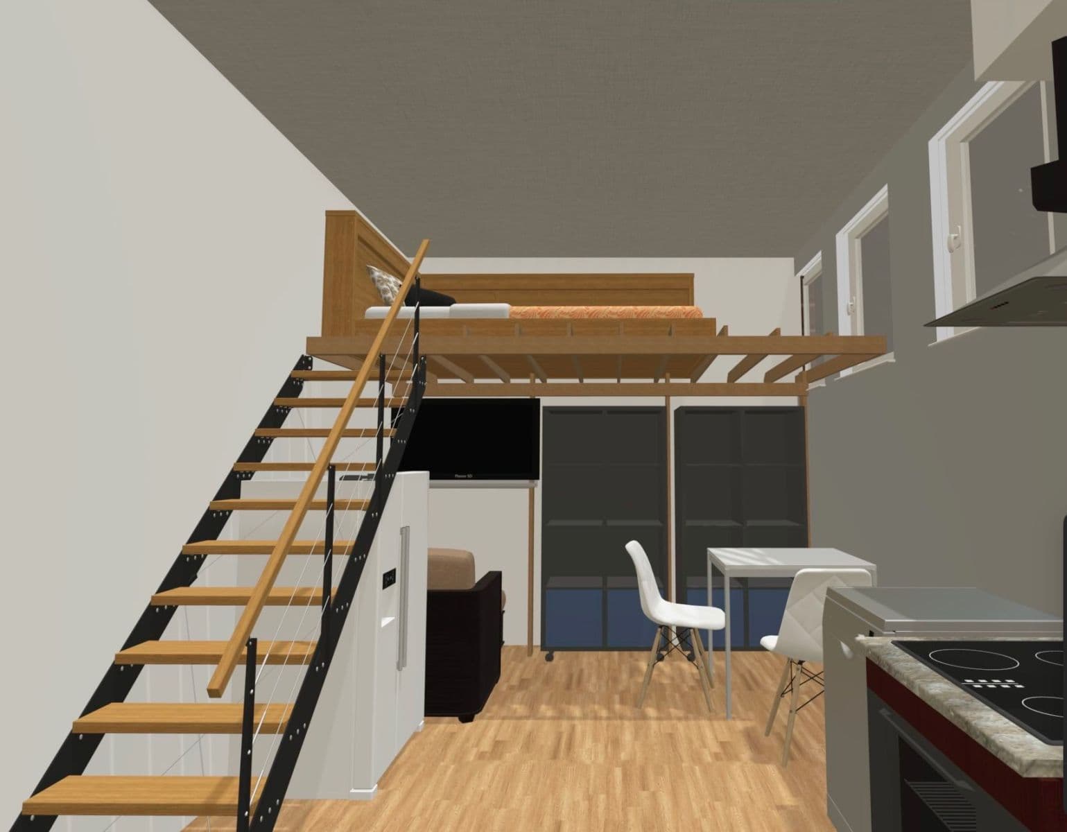 Studio flat to rent, 26 m², Pernerova, Prague, Prague Studio flat to rent, 26 m², Pernerova, Prague, Prague