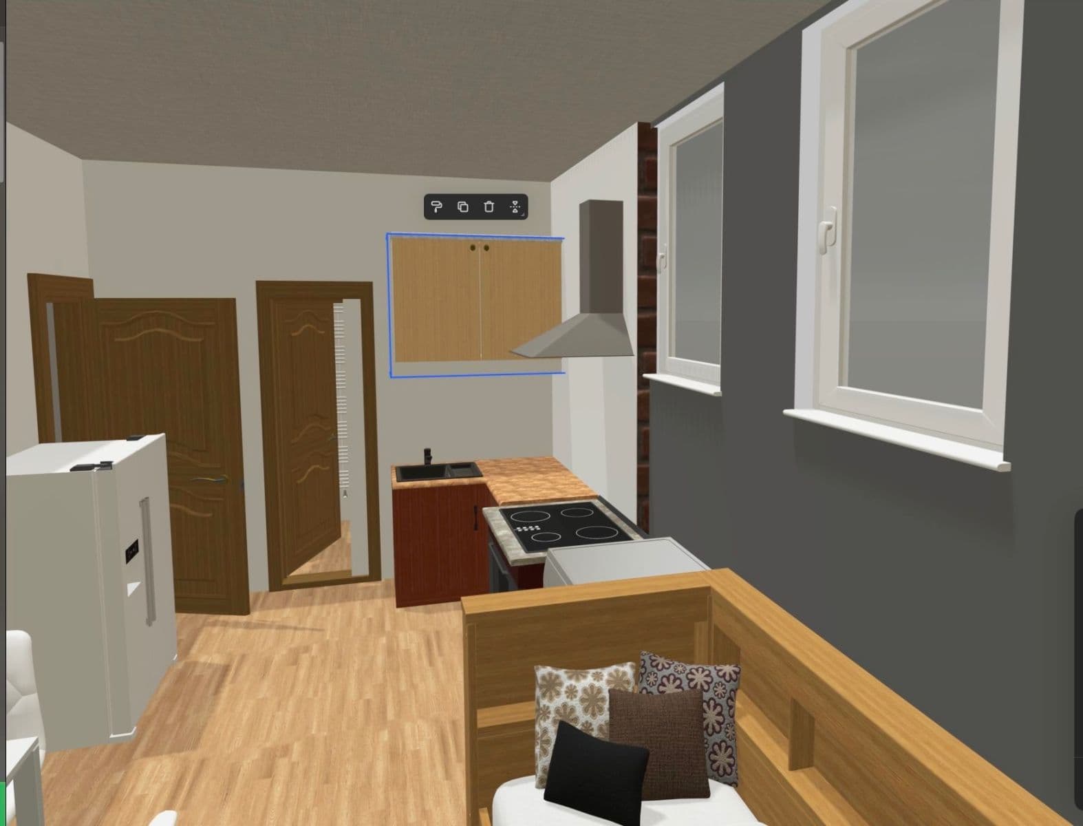 Studio flat to rent, 26 m², Pernerova, Prague, Prague Studio flat to rent, 26 m², Pernerova, Prague, Prague