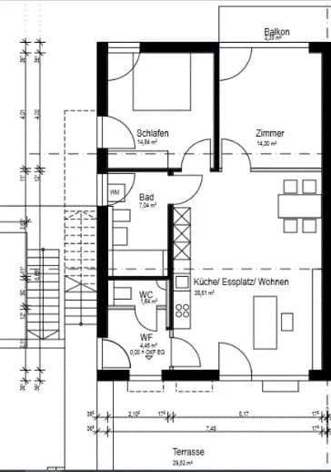 3 bedroom flat to rent, 80 m², Schlierbachstraße 17, Hetzles, Bavaria 3 bedroom flat to rent, 80 m², Schlierbachstraße 17, Hetzles, Bavaria