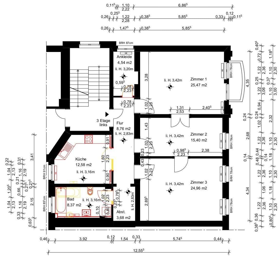 2 bedroom with open-plan kitchen flat to rent, 104 m², Yorckstr. 84b, Berlin, Berlin 2 bedroom with open-plan kitchen flat to rent, 104 m², Yorckstr. 84b, Berlin, Berlin