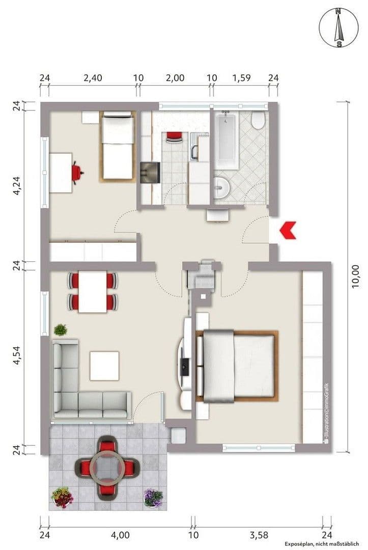 3 bedroom flat to rent, 75 m², Remseck, Baden-Württemberg 3 bedroom flat to rent, 75 m², Remseck, Baden-Württemberg