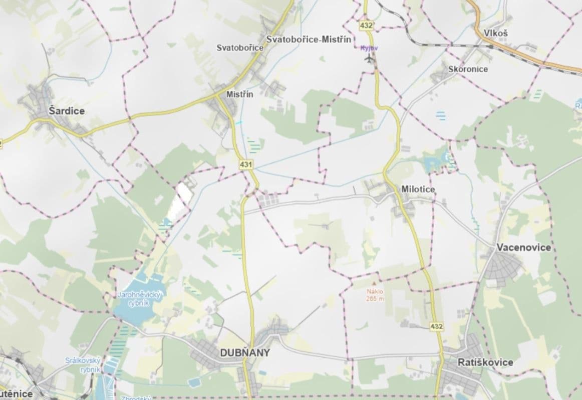 plot for sale, 1,761 m², Svatobořice-Mistřín, Jihomoravský Region plot for sale, 1,761 m², Svatobořice-Mistřín, Jihomoravský Region