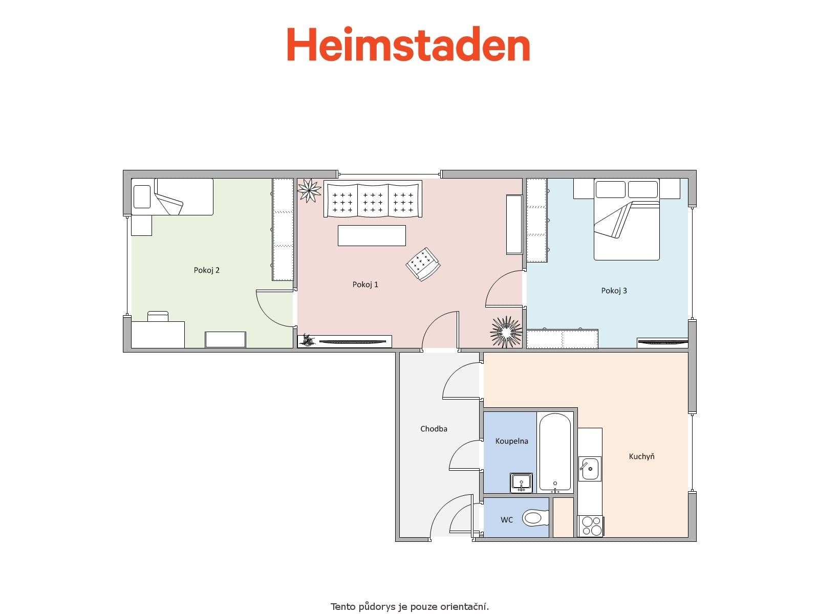 3 bedroom flat to rent, 54 m², Slovenská, Karviná, Moravskoslezský Region 3 bedroom flat to rent, 54 m², Slovenská, Karviná, Moravskoslezský Region