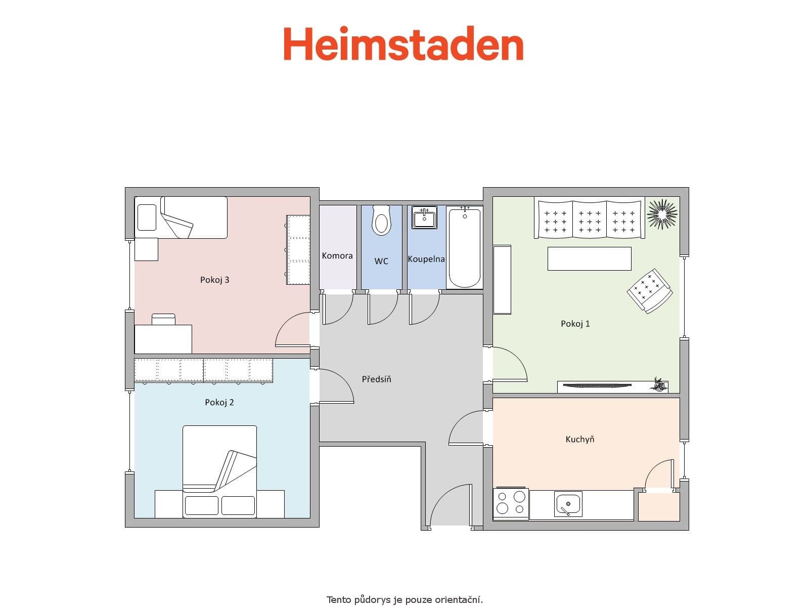 3 bedroom flat to rent, 76 m², Vardasova, Havířov, Moravskoslezský Region 3 bedroom flat to rent, 76 m², Vardasova, Havířov, Moravskoslezský Region
