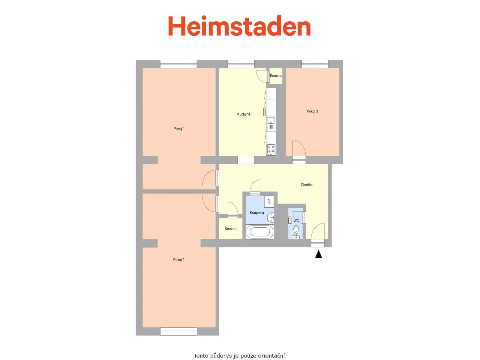 3 bedroom flat to rent, 94 m², Vardasova, Havířov, Moravskoslezský Region 3 bedroom flat to rent, 94 m², Vardasova, Havířov, Moravskoslezský Region