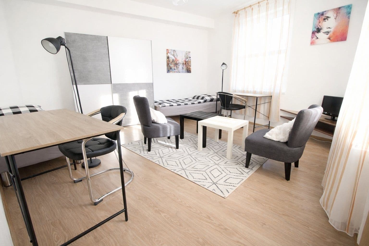 1 bedroom flat to rent, 42 m², Zenklova, Prague, Prague 1 bedroom flat to rent, 42 m², Zenklova, Prague, Prague