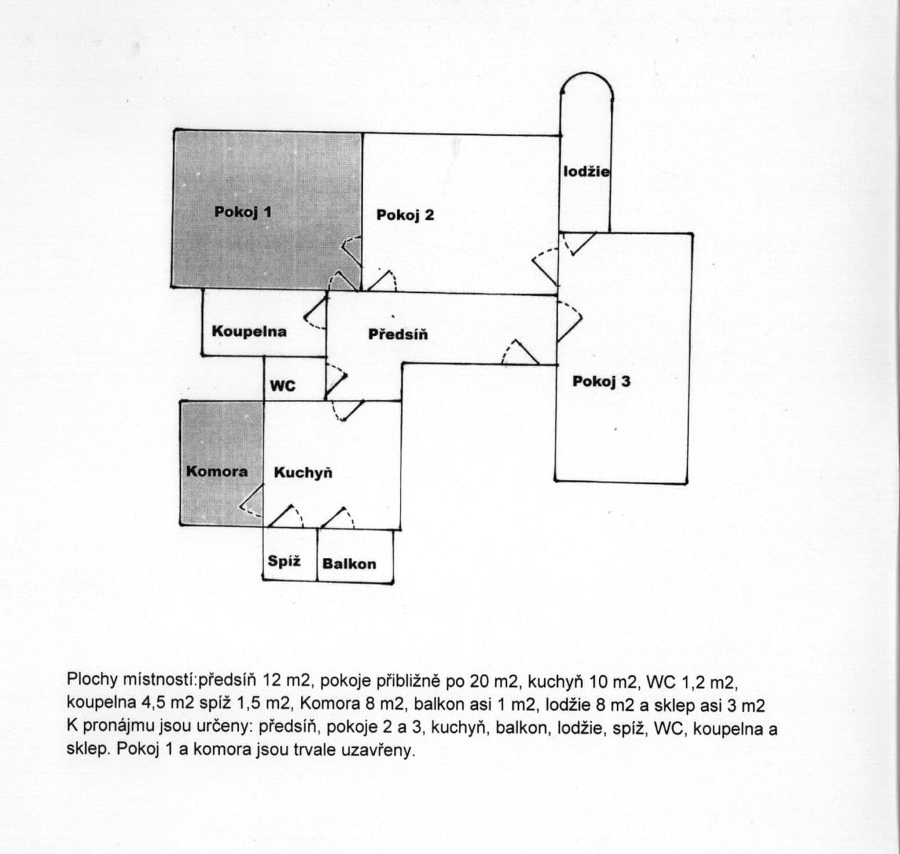 2 bedroom flat to rent, 70 m², bratří Čapků, Brno, Jihomoravský Region 2 bedroom flat to rent, 70 m², bratří Čapků, Brno, Jihomoravský Region