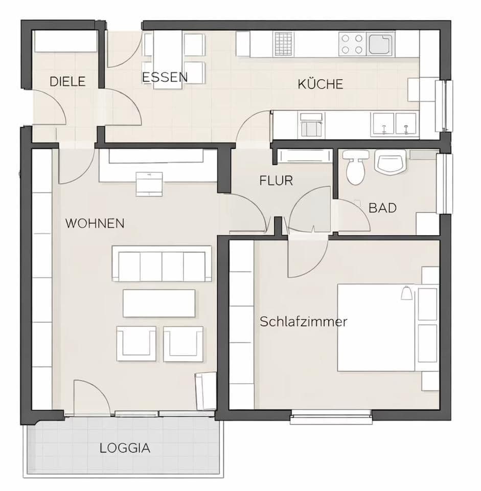 1 bedroom with open-plan kitchen flat to rent, 80 m², Westender Weg 57, Herdecke, North Rhine-Westphalia 1 bedroom with open-plan kitchen flat to rent, 80 m², Westender Weg 57, Herdecke, North Rhine-Westphalia