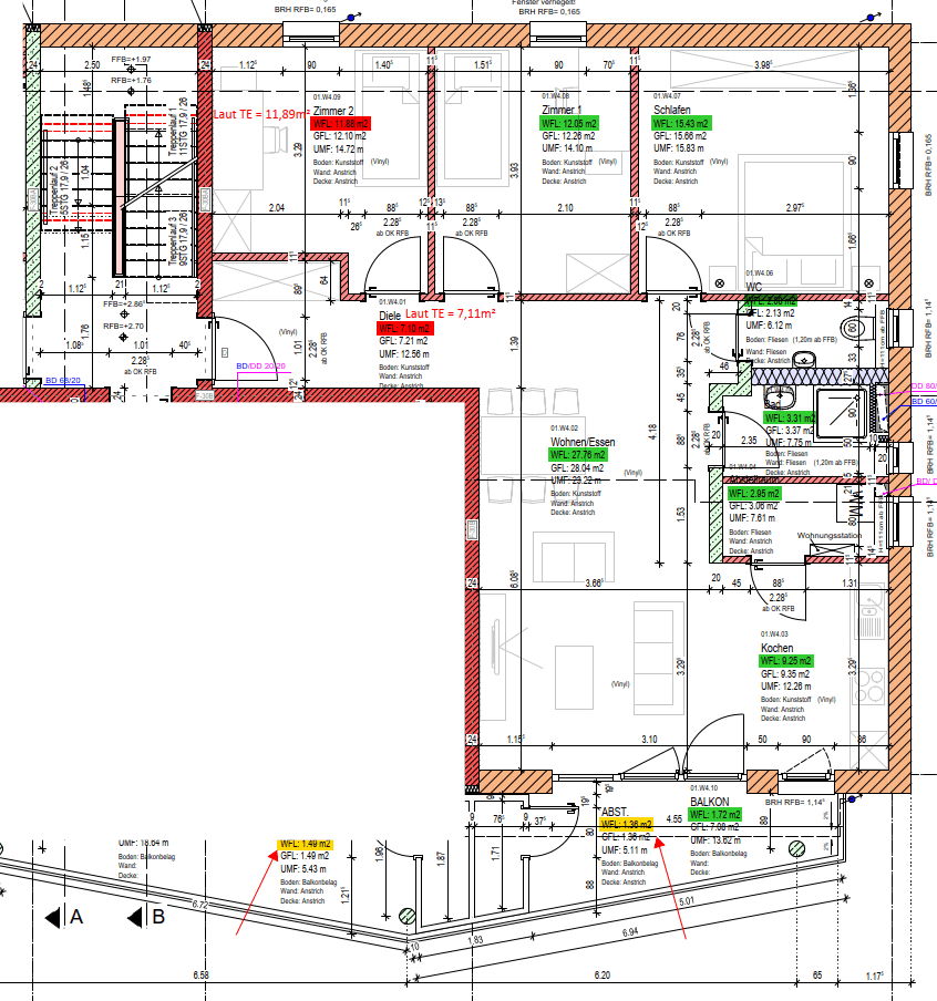4 bedroom flat to rent, 94 m², Kehl, Baden-Württemberg 4 bedroom flat to rent, 94 m², Kehl, Baden-Württemberg