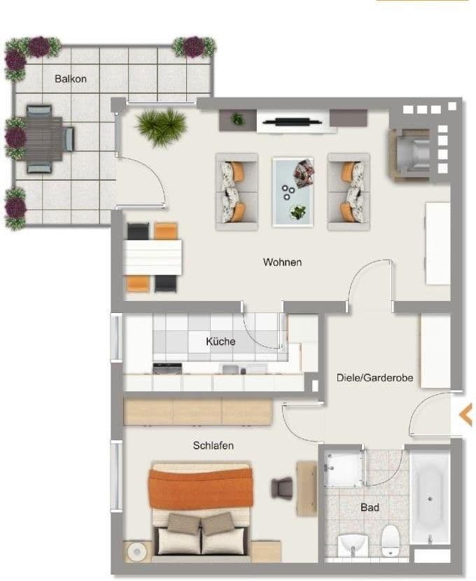 2 bedroom flat for sale, 56 m², Frankfurterstr. 106, Offenbach, Hesse 2 bedroom flat for sale, 56 m², Frankfurterstr. 106, Offenbach, Hesse