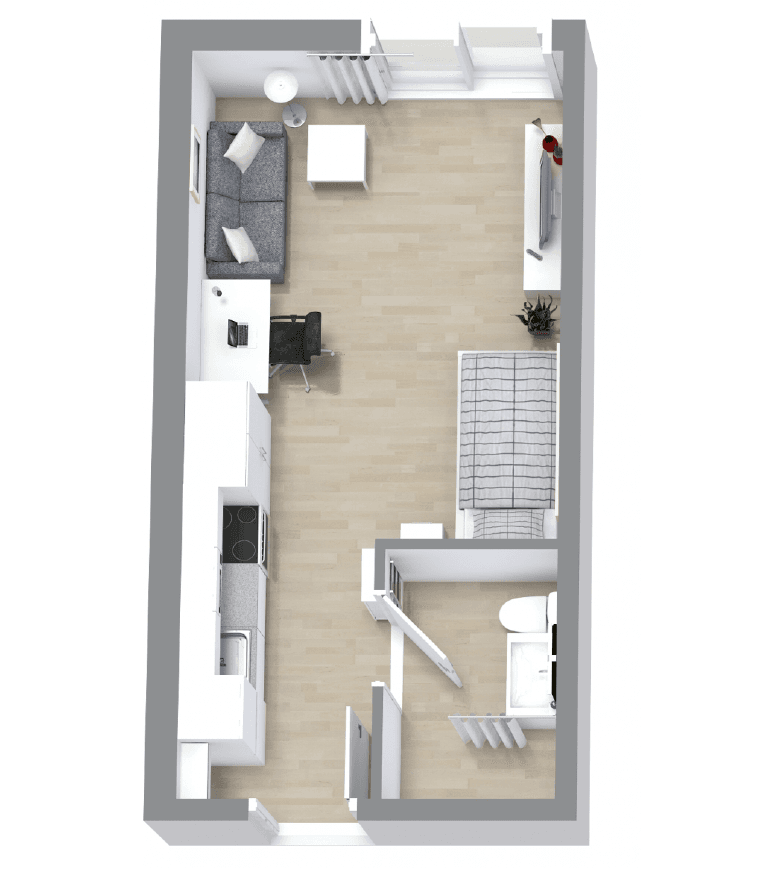 1 bedroom flat to rent, 26 m², Friedrich Naumann Str 51, Reutlingen, Baden-Württemberg 1 bedroom flat to rent, 26 m², Friedrich Naumann Str 51, Reutlingen, Baden-Württemberg