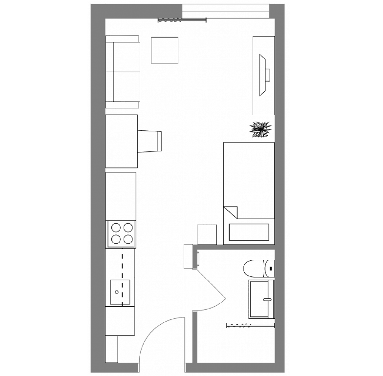 1 bedroom flat to rent, 26 m², Friedrich Naumann Str 51, Reutlingen, Baden-Württemberg 1 bedroom flat to rent, 26 m², Friedrich Naumann Str 51, Reutlingen, Baden-Württemberg