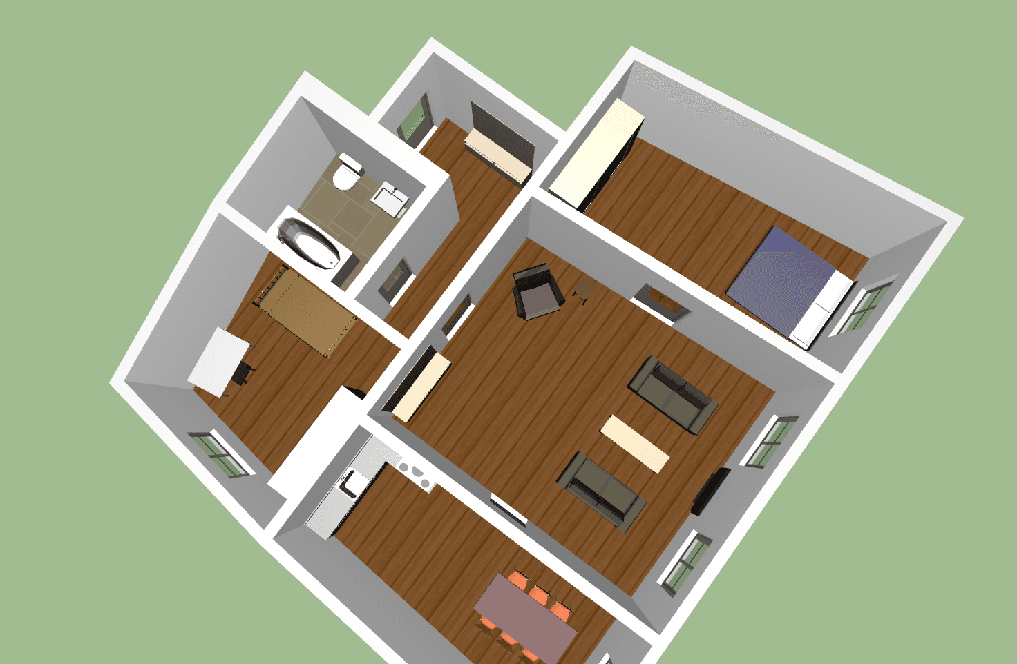 4 bedroom flat to rent, 84 m², Fürstenstraße 8, Straubung, Bavaria 4 bedroom flat to rent, 84 m², Fürstenstraße 8, Straubung, Bavaria