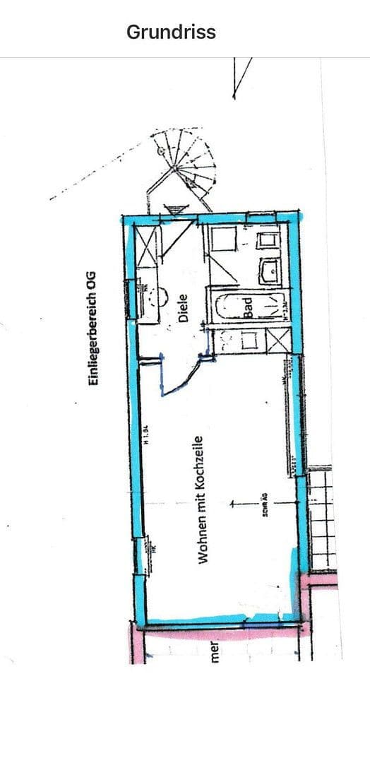 1 bedroom flat to rent, 35 m², Wiesbaden, Hesse 1 bedroom flat to rent, 35 m², Wiesbaden, Hesse