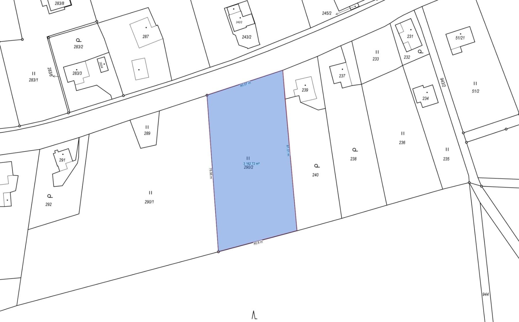 plot for sale, 3,162 m², Rybniště, Ústecký Region plot for sale, 3,162 m², Rybniště, Ústecký Region