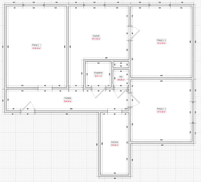 3 bedroom flat for sale, 75 m², Na Bítýškách, Veverská Bítýška, Jihomoravský Region 3 bedroom flat for sale, 75 m², Na Bítýškách, Veverská Bítýška, Jihomoravský Region