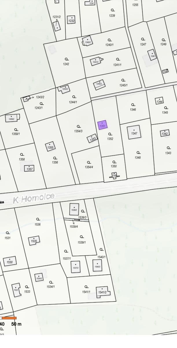 plot for sale, 652 m², Višňovka, Prague, Prague plot for sale, 652 m², Višňovka, Prague, Prague