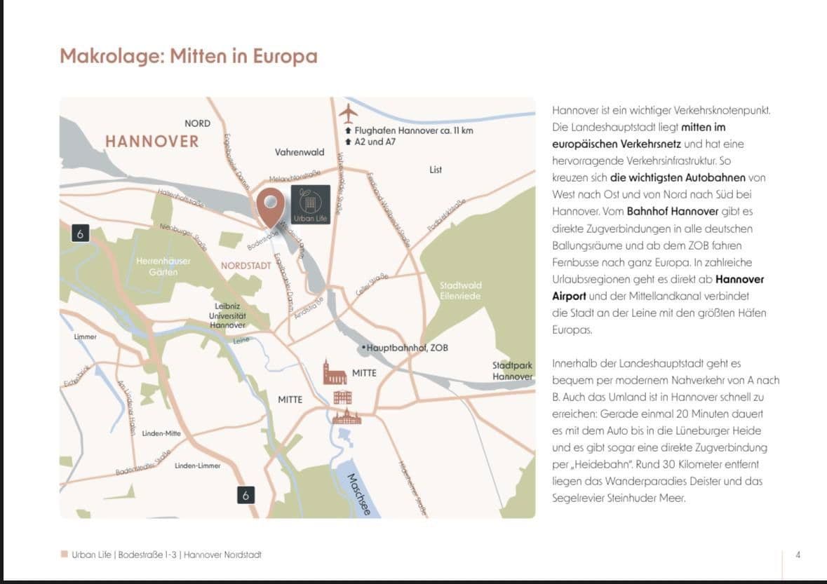 1 bedroom flat to rent, 39 m², Bodestrasse 1-3, Hanover, Lower Saxony 1 bedroom flat to rent, 39 m², Bodestrasse 1-3, Hanover, Lower Saxony